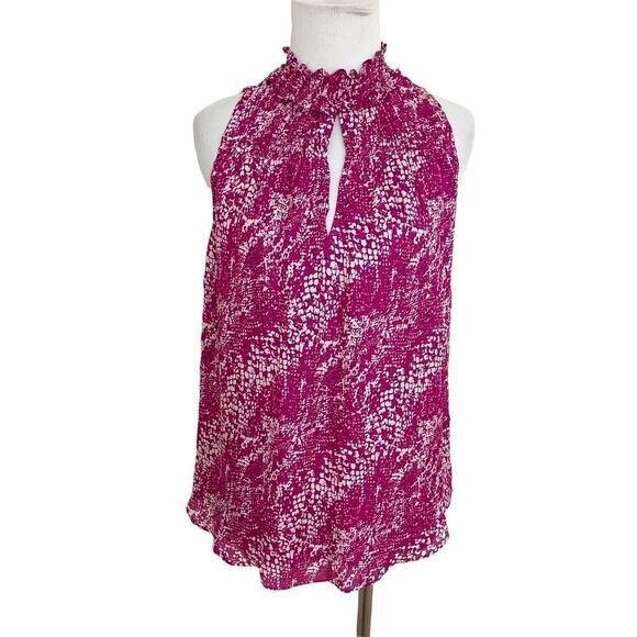 NWT Ramy Brook Kyrie Mock Neck Blouse (BIN P) - Picture 3 of 11